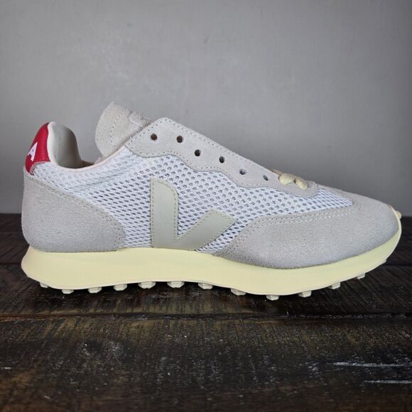 NEW Veja Rio Branco Light Aircell Womens Size 6 Casual Sneakers Shoes White Red - Picture 8 of 12